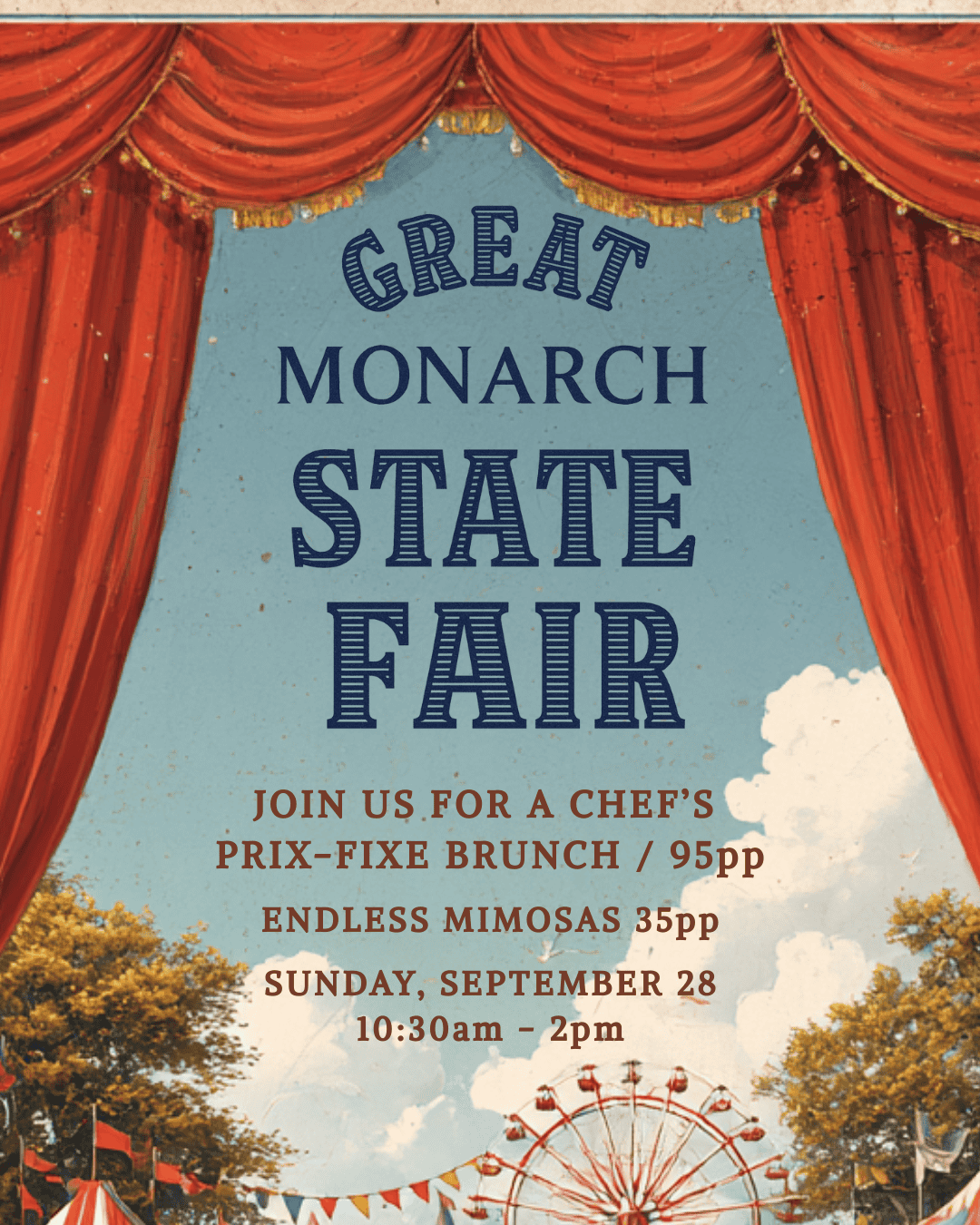 The Great Monarch State Fair Brunch